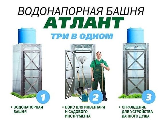 Водонапорная башня Воля «Атлант»
